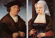 CLEVE, Joos van Portrait of a Man and Woman dfg Germany oil painting artist